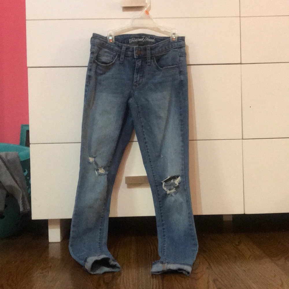 Cute comphy skinny/mom jean